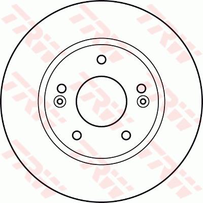 Tarcza hamulcowa TRW DF4922