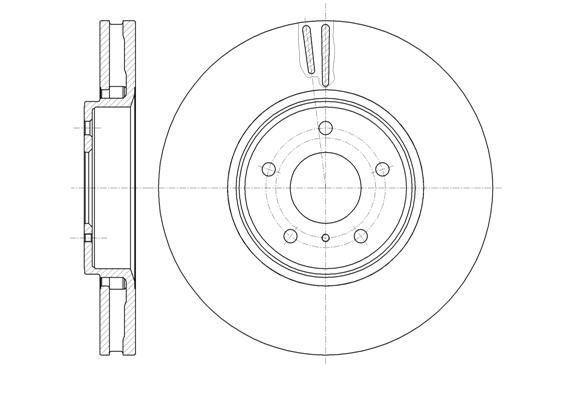 Tarcza hamulcowa REMSA 61244.10
