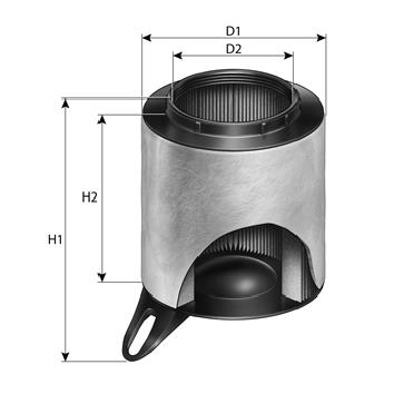 Filtr powietrza PURFLUX A1200