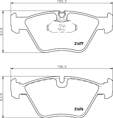 Klocki hamulcowe HELLA PAGID 8DB 355 007-961