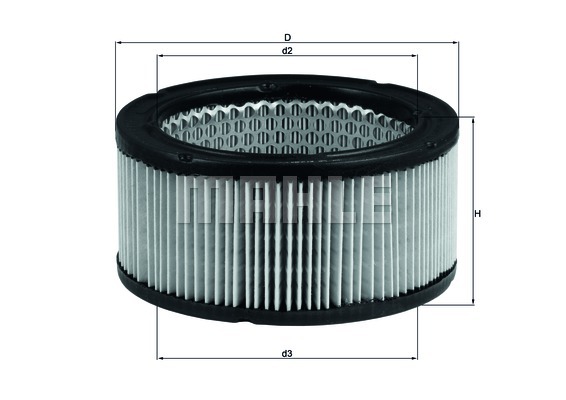 Filtr powietrza KNECHT LX 213