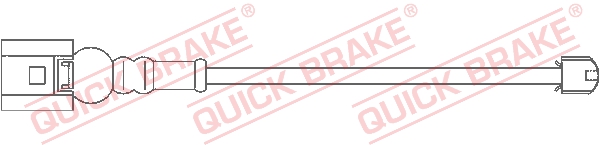 Czujnik zużycia klocków QUICK BRAKE WS 0329 A
