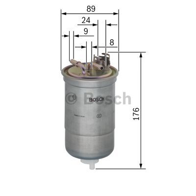 Filtr paliwa BOSCH 0 450 906 437