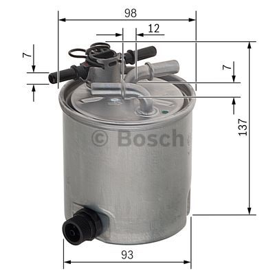 Filtr paliwa BOSCH F 026 402 096