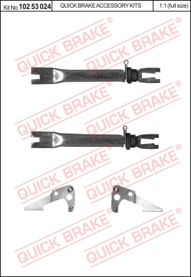 Regulacja szczęk hamulcowych QUICK BRAKE 102 53 024