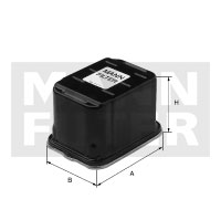 Filtr paliwa MANN-FILTER WK 13 002