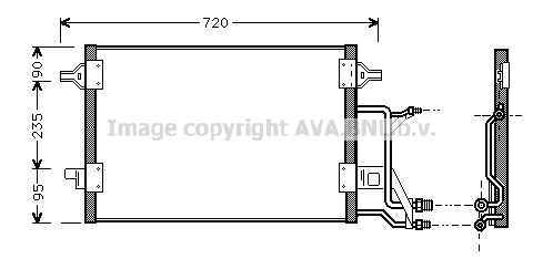 Skraplacz klimatyzacji AVA QUALITY COOLING AI5176