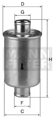 Filtr automatycznej skrzyni biegów MANN-FILTER W 76/1