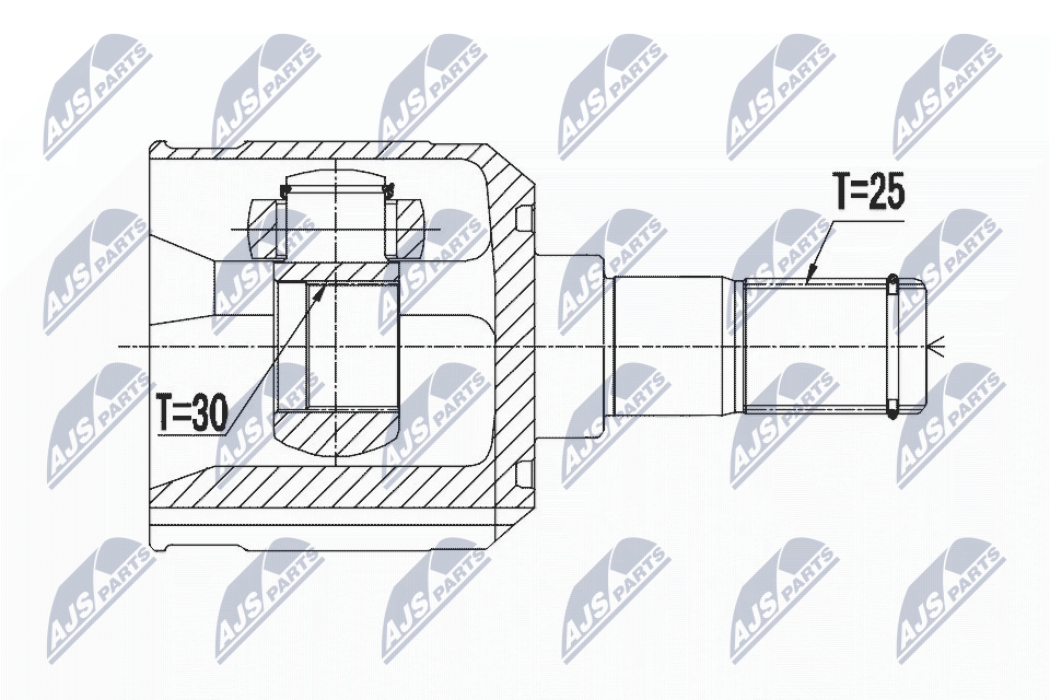 Talerz sprężyny NTY AD-MS-025