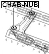 Tuleja wahacza FEBEST CHAB-NUB