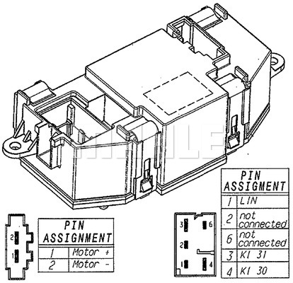 Regulator nawiewu MAHLE ABR 56 000P