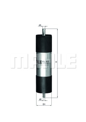 Filtr paliwa MAHLE KL 658