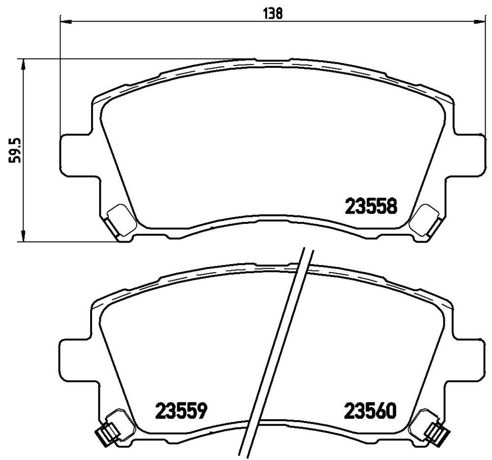 Klocki hamulcowe BREMBO P 78 010