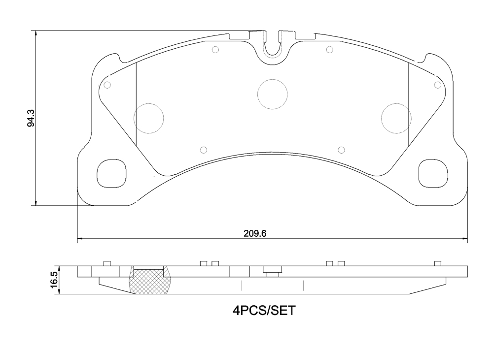 Klocki hamulcowe BREMBO P 65 047