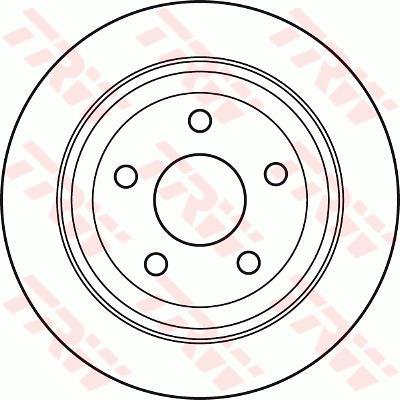 Tarcza hamulcowa TRW DF6027
