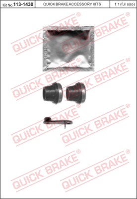 Zestaw naprawczy zacisk hamulcowy QUICK BRAKE 113-1430