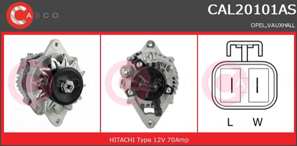 Alternator CASCO CAL20101AS