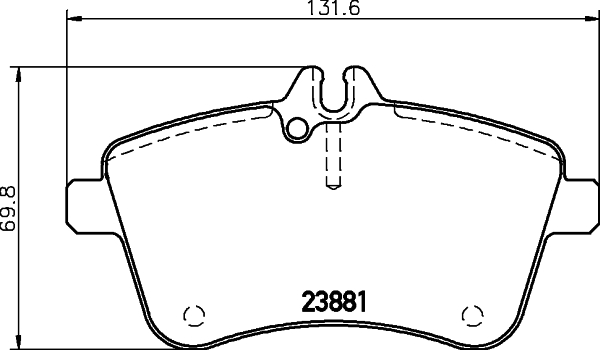 Klocki hamulcowe HELLA 8DB 355 010-331