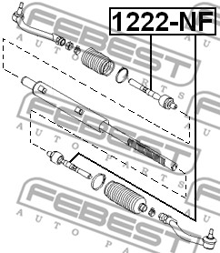 Drążek kierowniczy FEBEST 1222-NF