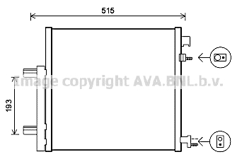 Skraplacz klimatyzacji AVA QUALITY COOLING DWA5140D