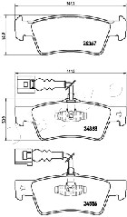 Klocki hamulcowe JAPKO 510924