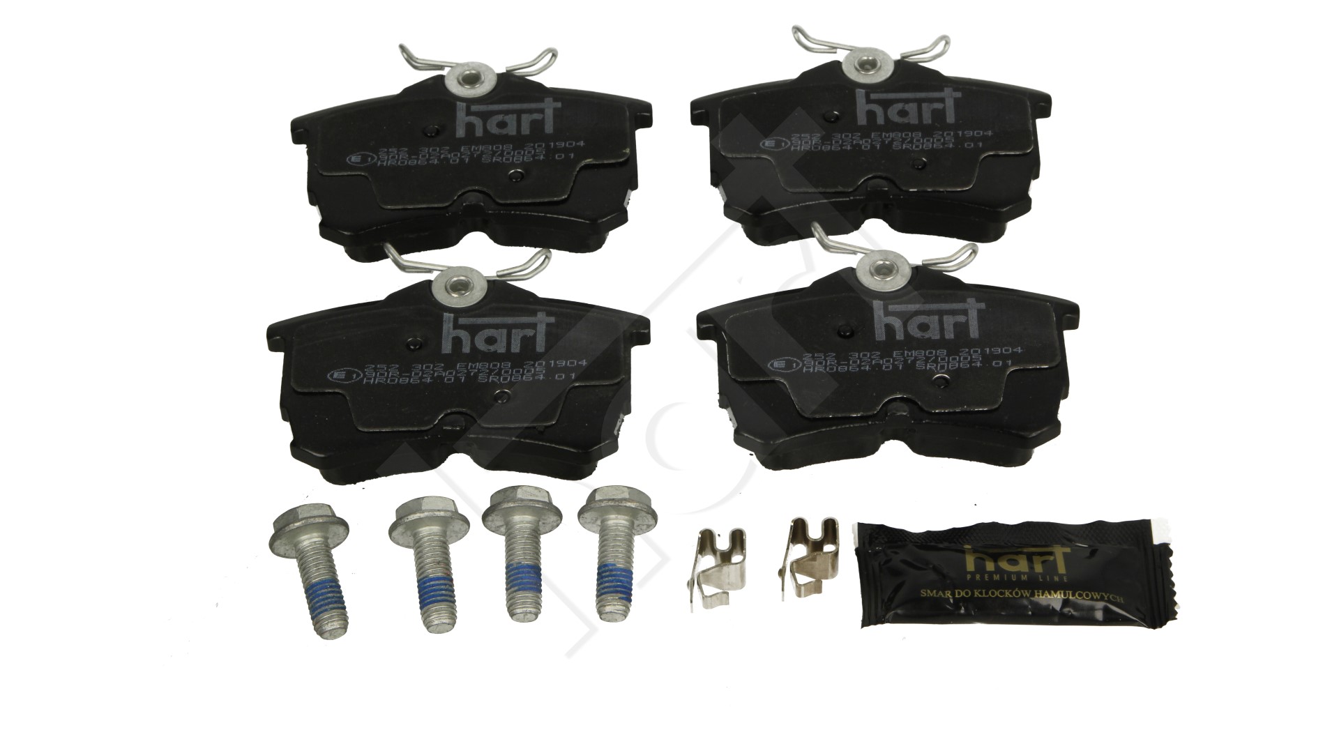 Klocki hamulcowe HART 252 302