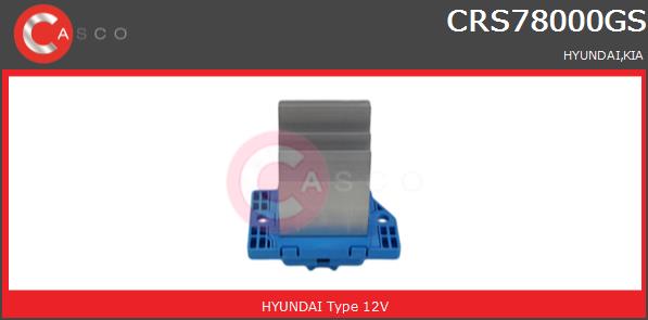 Opornik wentylatora CASCO CRS78000GS