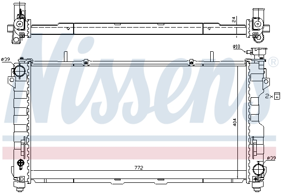 Chłodnica NISSENS 61005