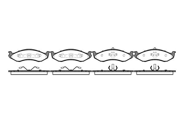 Klocki hamulcowe REMSA 0467.20