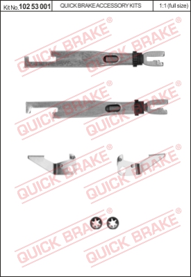 Regulacja szczęk hamulcowych QUICK BRAKE 102 53 001