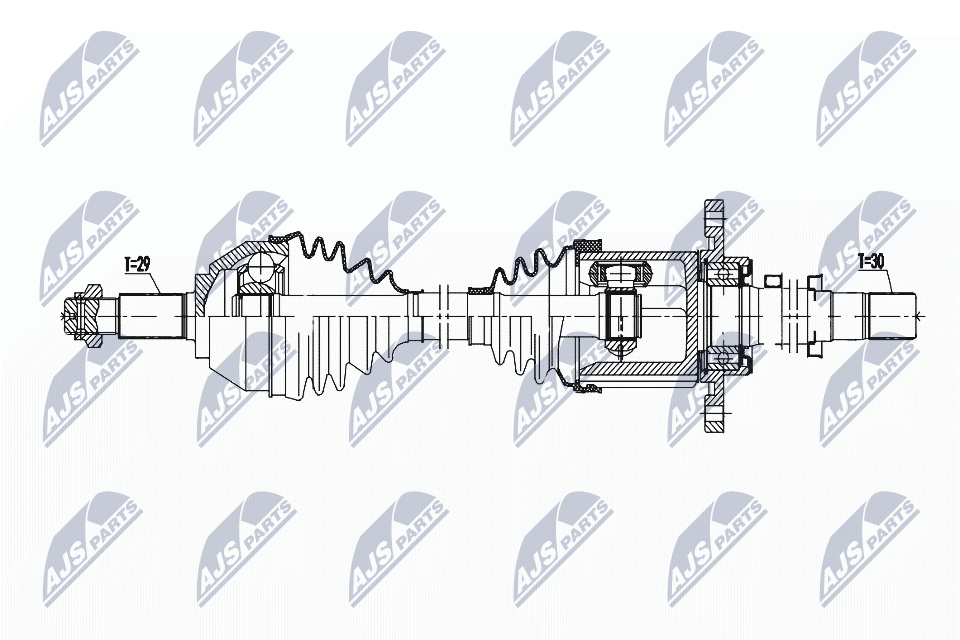 Wał napędowy NTY NPW-NS-163