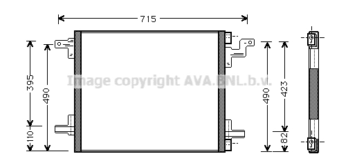 Skraplacz klimatyzacji AVA QUALITY COOLING MS5270