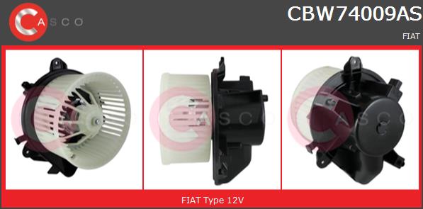 Wentylator wnętrza CASCO CBW74009AS