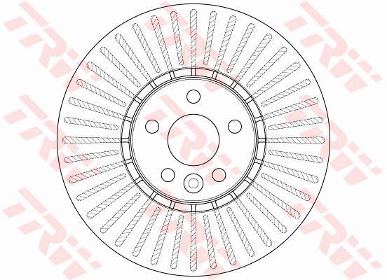 Tarcza hamulcowa TRW DF6472S