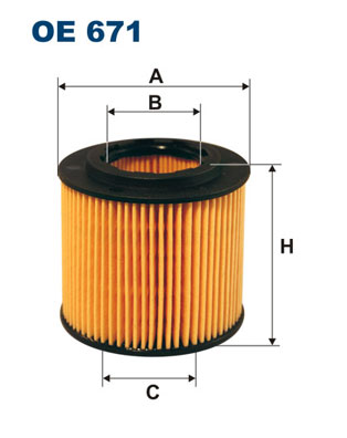 Filtr oleju FILTRON OE671