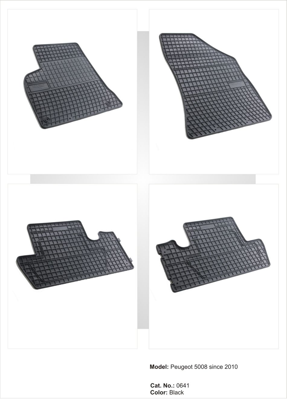 DYWANIKI PODL. PEUGEOT 5008 10-