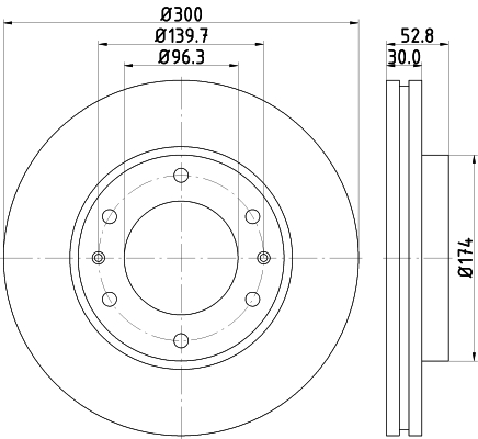Tarcza hamulcowa HELLA 8DD 355 116-481
