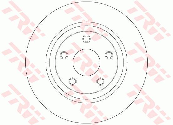 Tarcza hamulcowa TRW DF6492