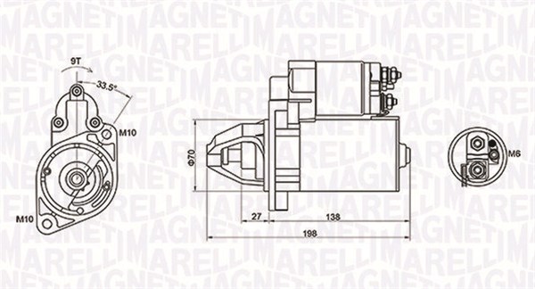 Rozrusznik MAGNETI MARELLI 063721283010