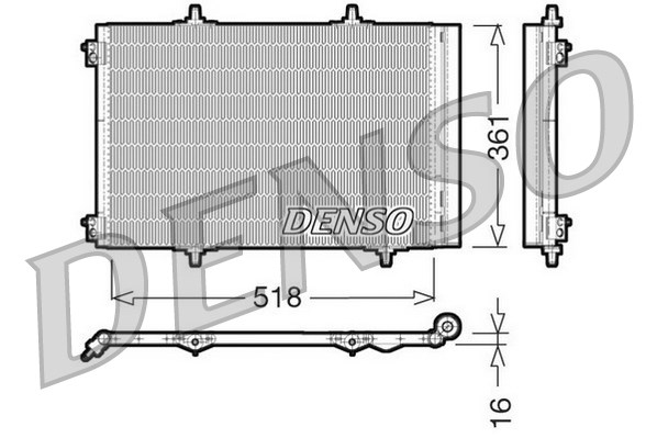 Skraplacz klimatyzacji DENSO DCN07013