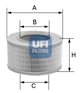 Filtr powietrza UFI 27.716.00
