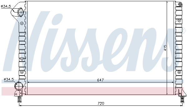 Chłodnica NISSENS 61767