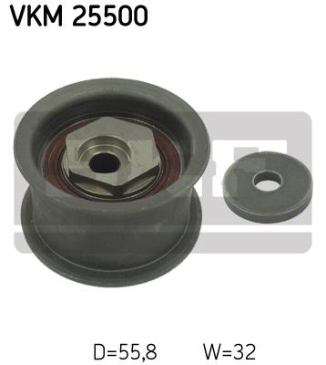 Rolka prowadząca paska rozrządu SKF VKM 25500