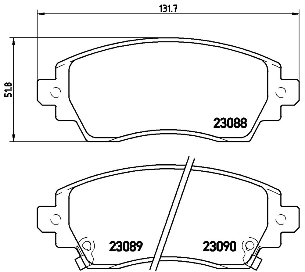 Klocki hamulcowe BREMBO P 83 042