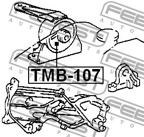 Poduszka silnika FEBEST TMB-107