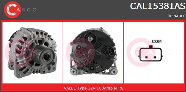 Alternator CASCO CAL15381AS