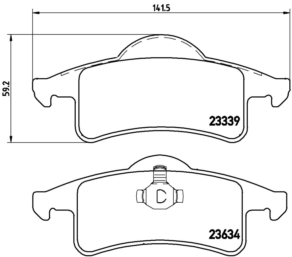 Klocki hamulcowe BREMBO P 37 006