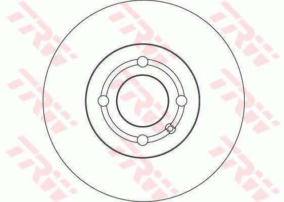Tarcza hamulcowa TRW DF4232