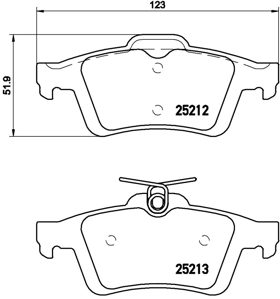 Klocki hamulcowe BREMBO P 24 148