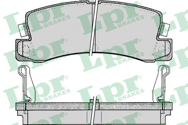 Klocki hamulcowe LPR 05P061